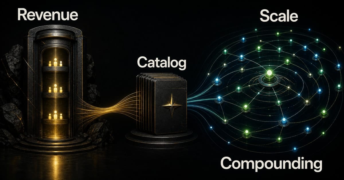 Dark editorial infographic for Apple vs Spotify Algorithm for Established Artists