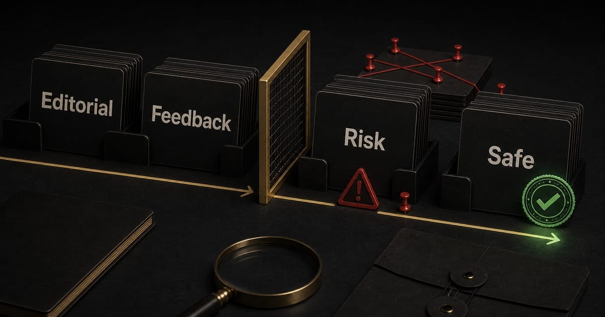 Dark editorial strategy-room illustration for Best Playlist Pitching Services [2026]: Legit and Safe